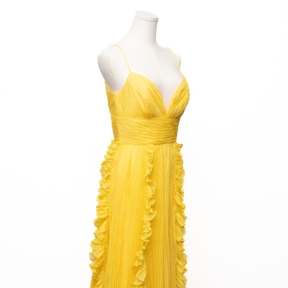 Mac Duggal Yellow Prom Dress - Picture 12 of 14